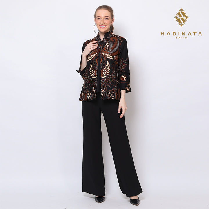 Hadinata Batik Wanita Blouse Pinggala Adelio