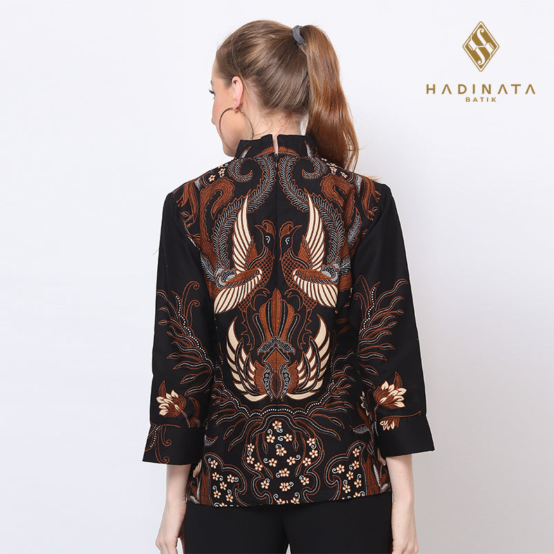 Hadinata Batik Wanita Blouse Pinggala Adelio