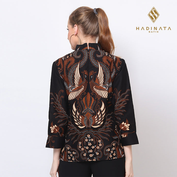 Hadinata Batik Wanita Blouse Pinggala Adelio