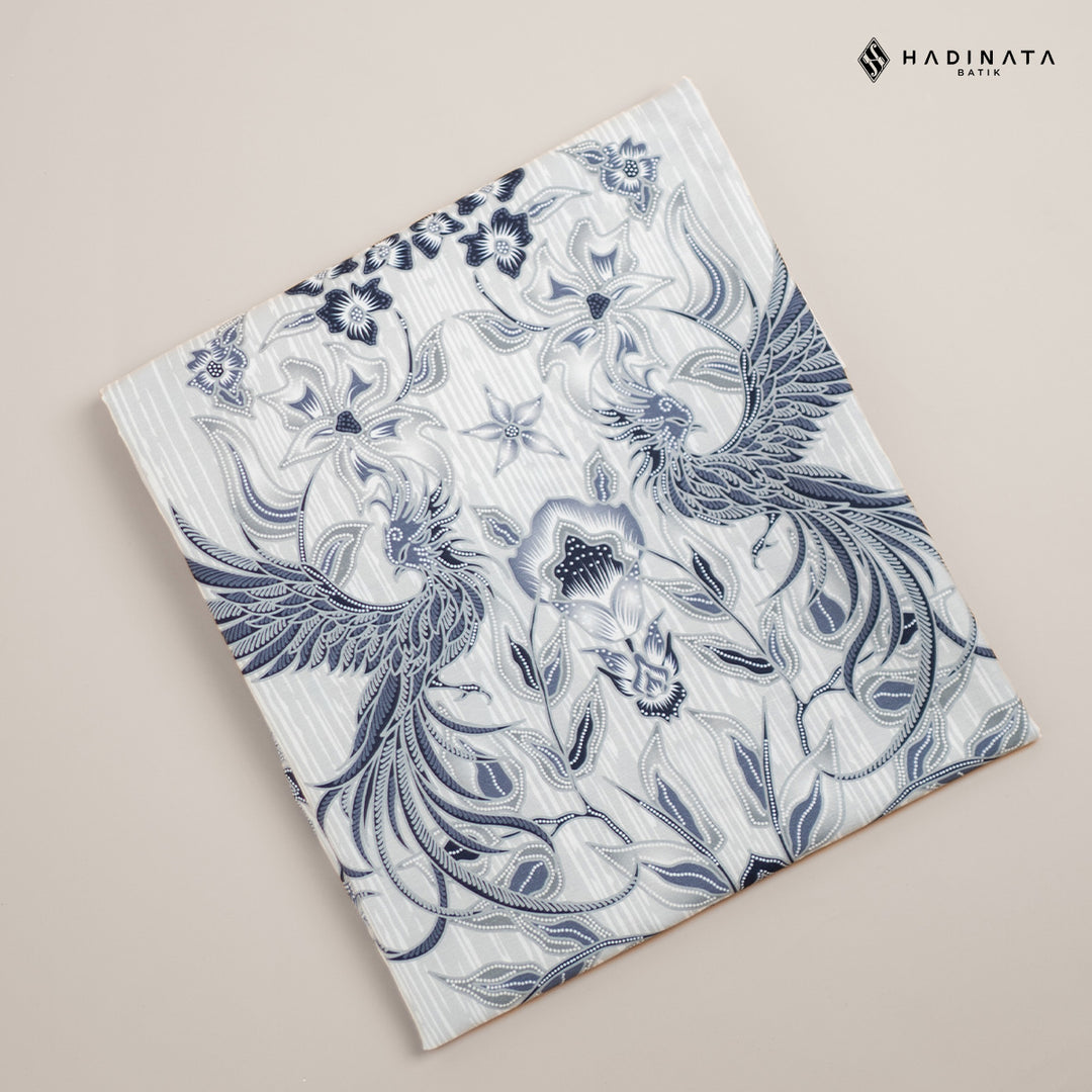 Hadinata Batik Premium Kain Katun Superfine Andaru White