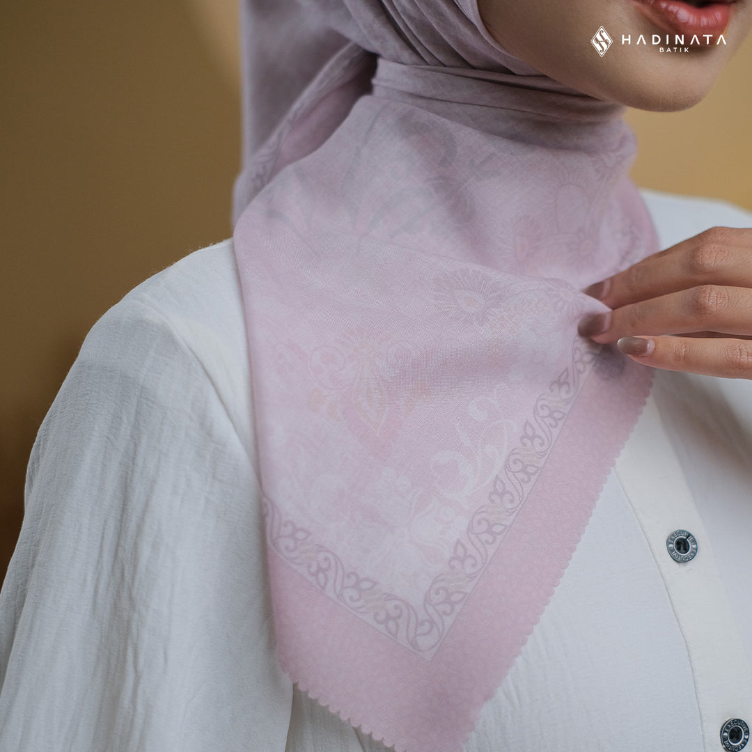 Hadinata Batik Hijab Premium Almyra Pink