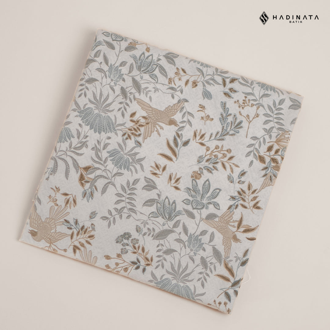 Hadinata Batik Premium Kain Katun Superfine Widuri White