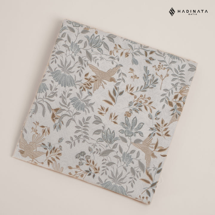 Hadinata Batik Premium Kain Katun Superfine Widuri White