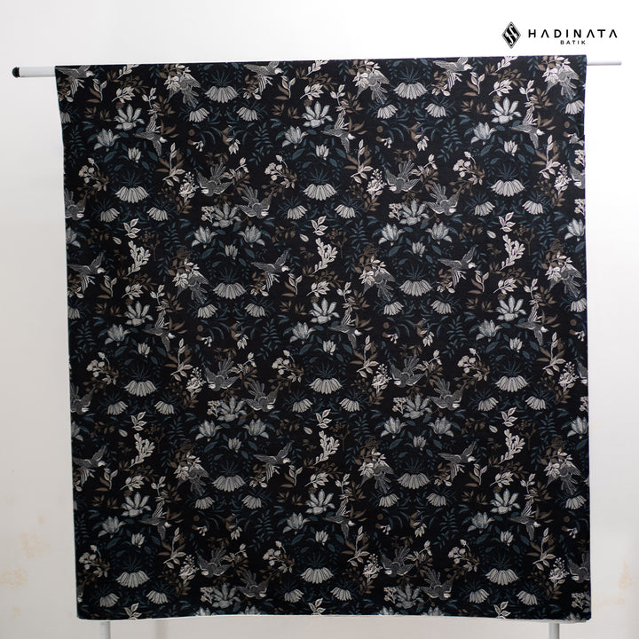 Hadinata Batik Premium Kain Katun Superfine Widuri Black