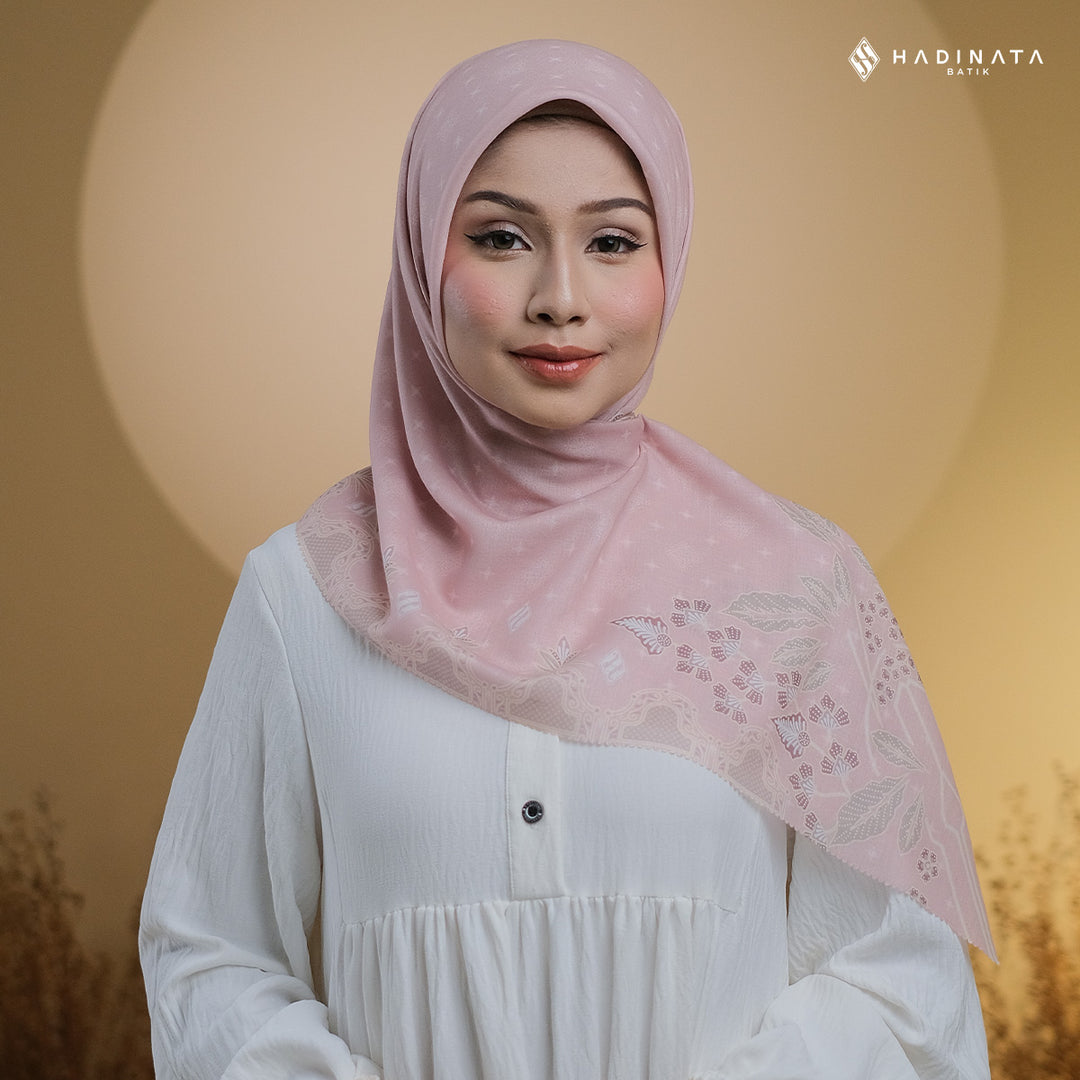 Hadinata Batik Hijab Premium Blerina Pink