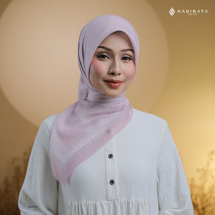Hadinata Batik Hijab Premium Almyra Pink
