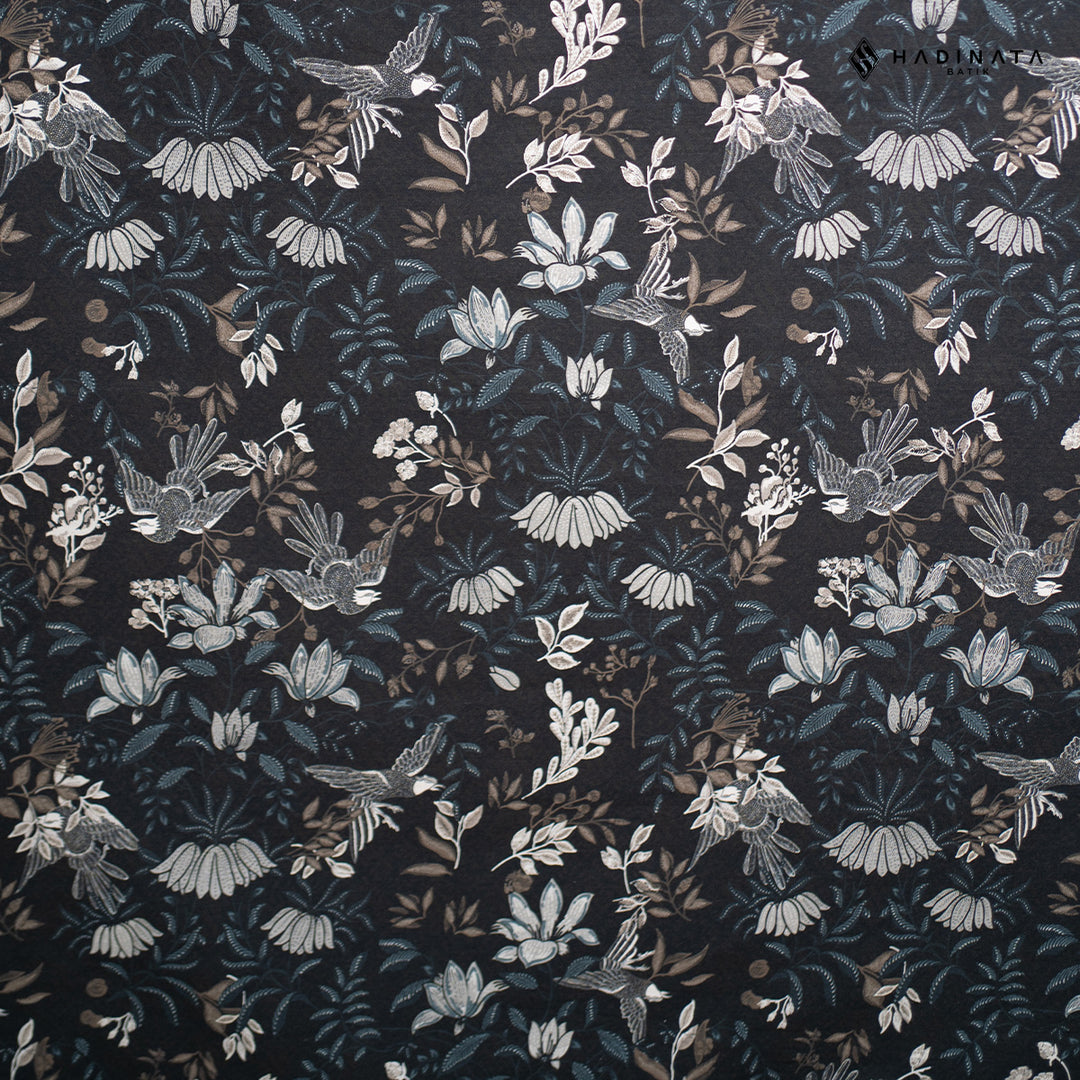 Hadinata Batik Premium Kain Katun Superfine Widuri Black