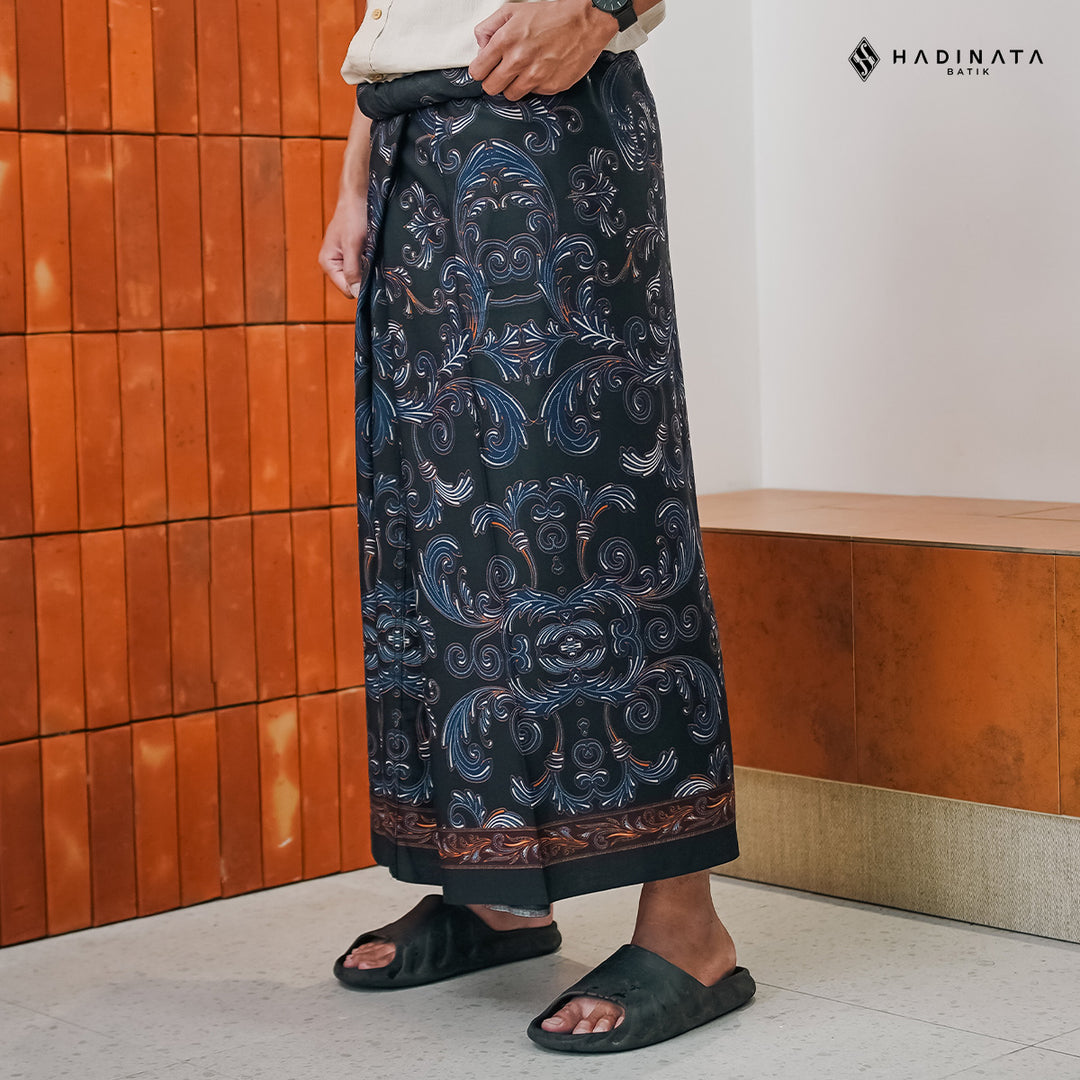 Hadinata Batik Premium Sarung Aizel Black