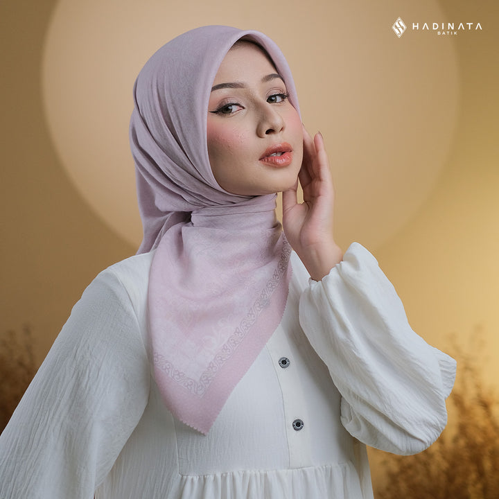 Hadinata Batik Hijab Premium Almyra Pink