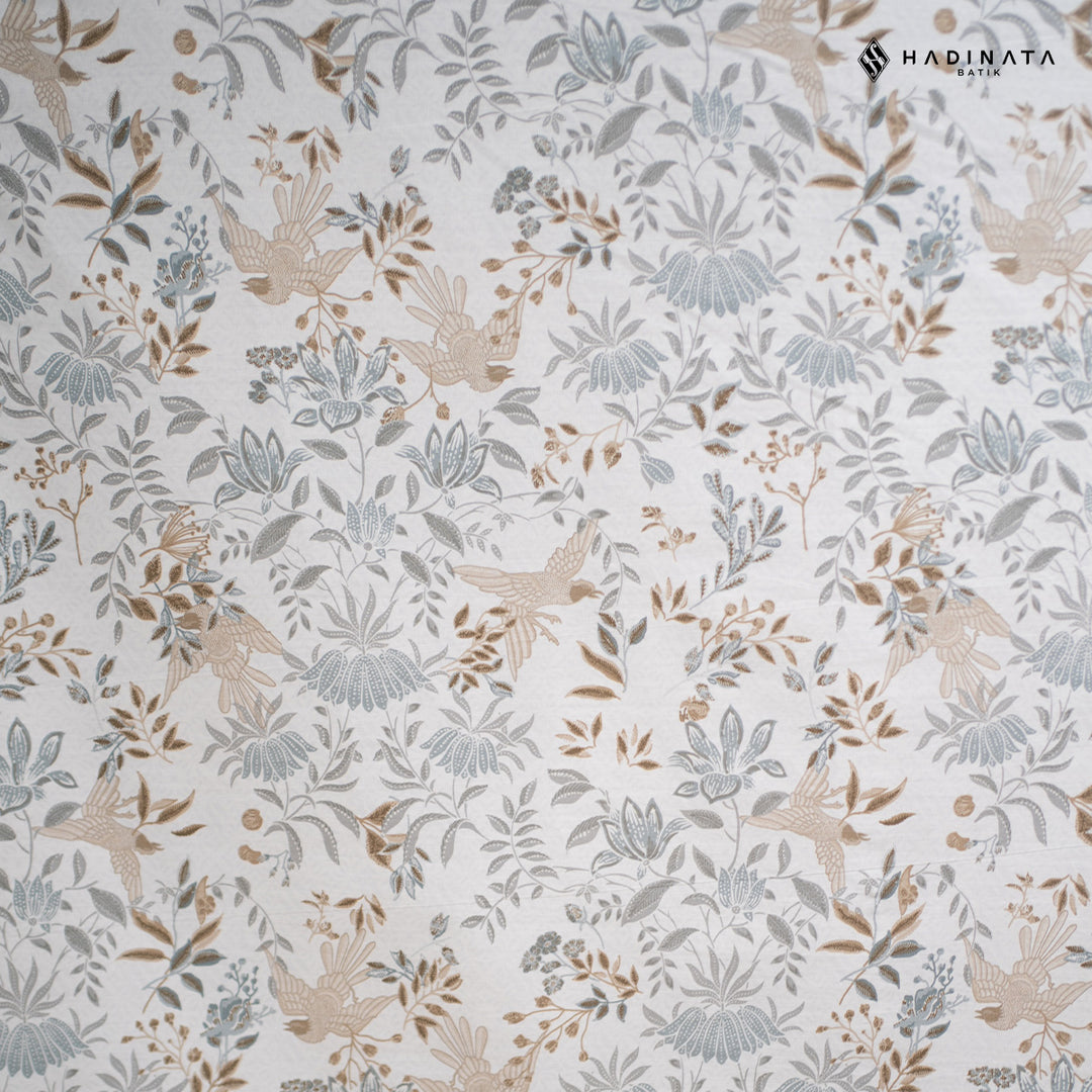Hadinata Batik Premium Kain Katun Superfine Widuri White