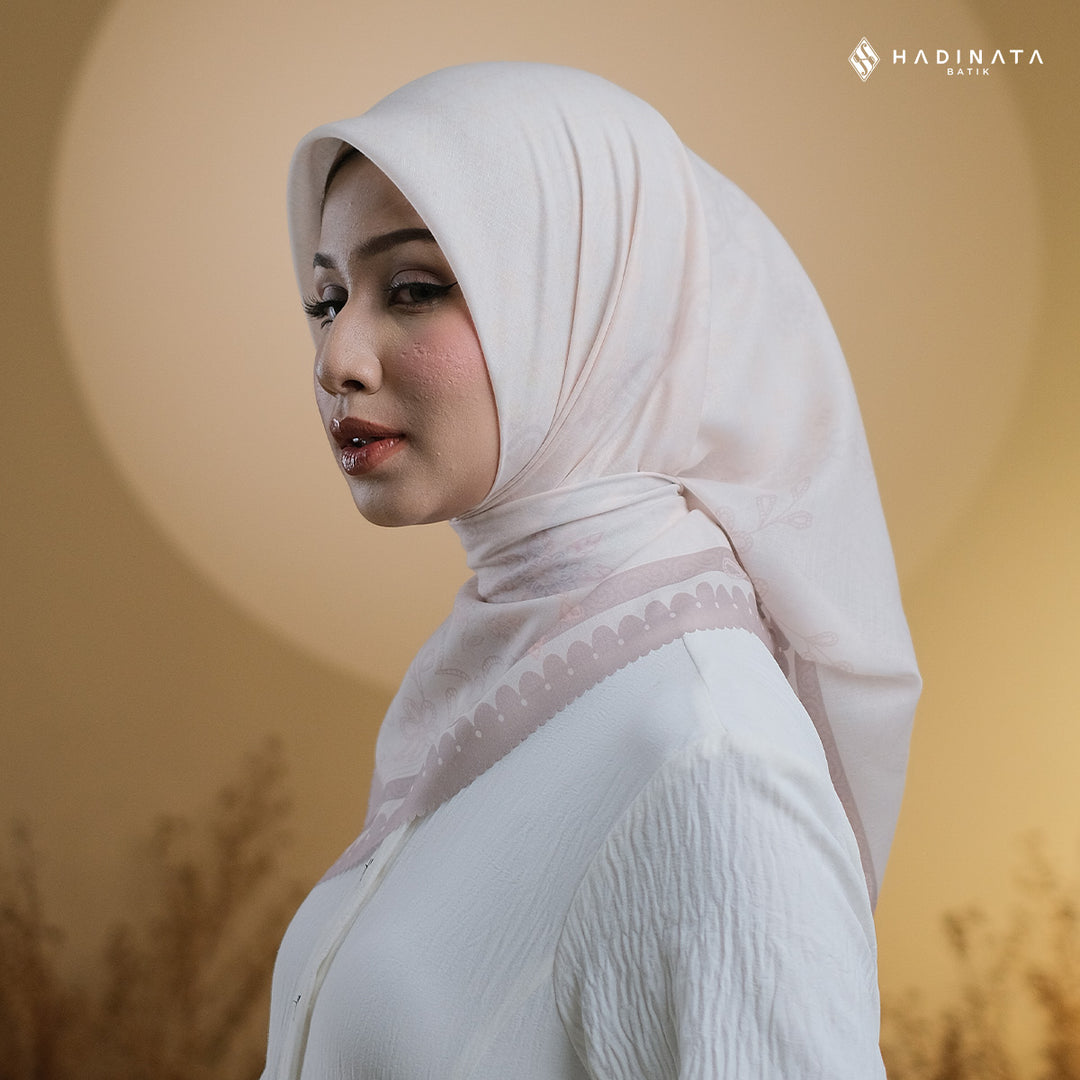 Hadinata Batik Hijab Premium Alina Cream
