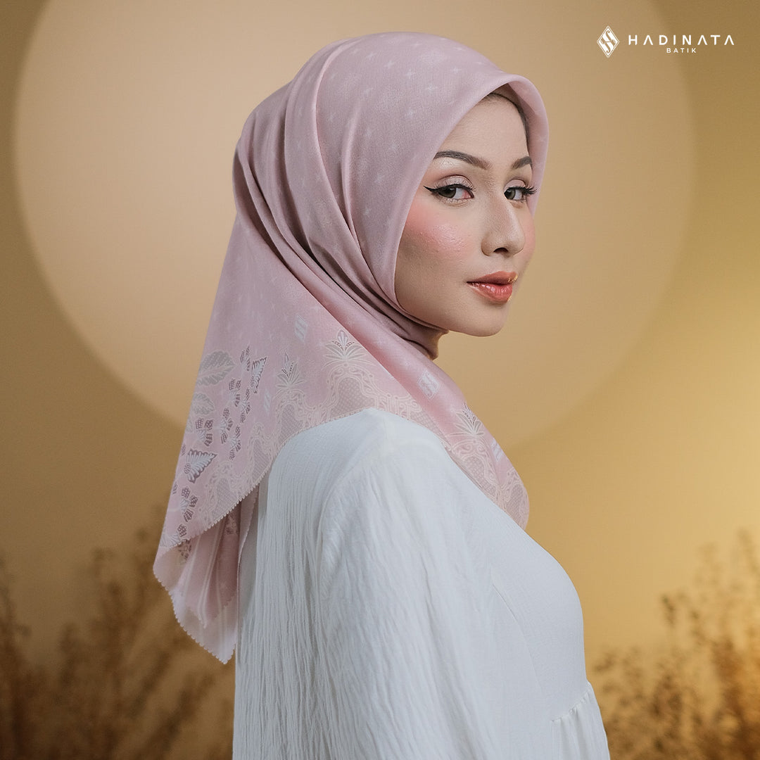 Hadinata Batik Hijab Premium Blerina Pink