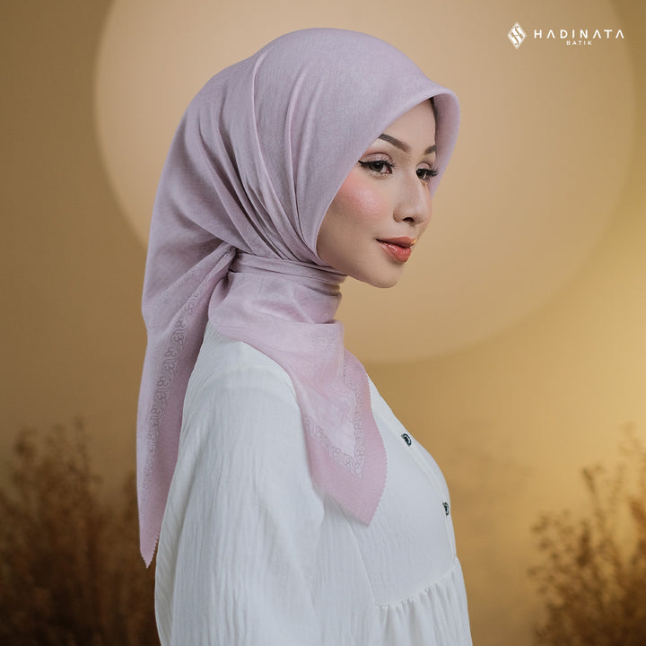 Hadinata Batik Hijab Premium Almyra Pink