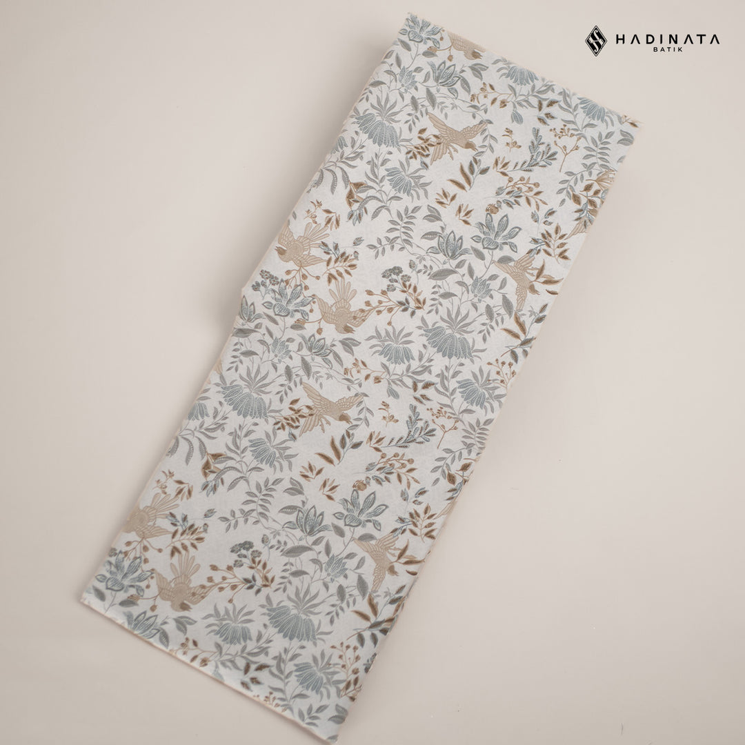 Hadinata Batik Premium Kain Katun Superfine Widuri White