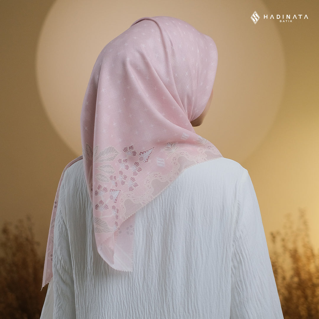 Hadinata Batik Hijab Premium Blerina Pink