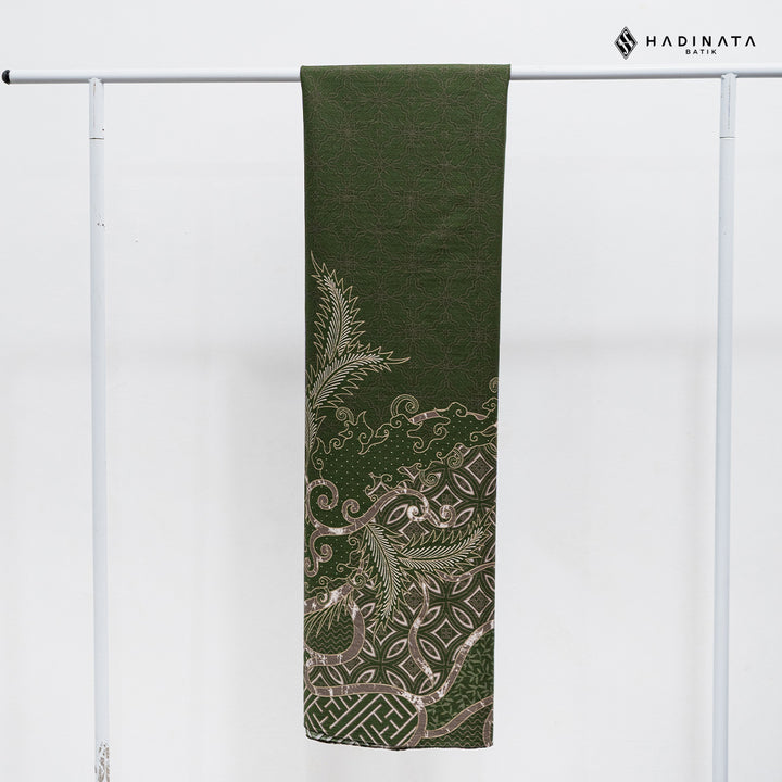 Hadinata Batik Premium Kain Katun Superfine Datura Green