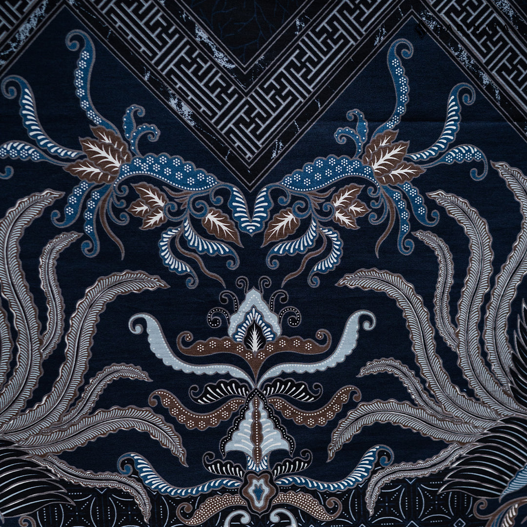 Hadinata Batik Premium Kain Katun Superfine Himaira Navy