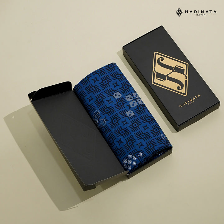 Hadinata Batik Premium Sarung Husein Navy