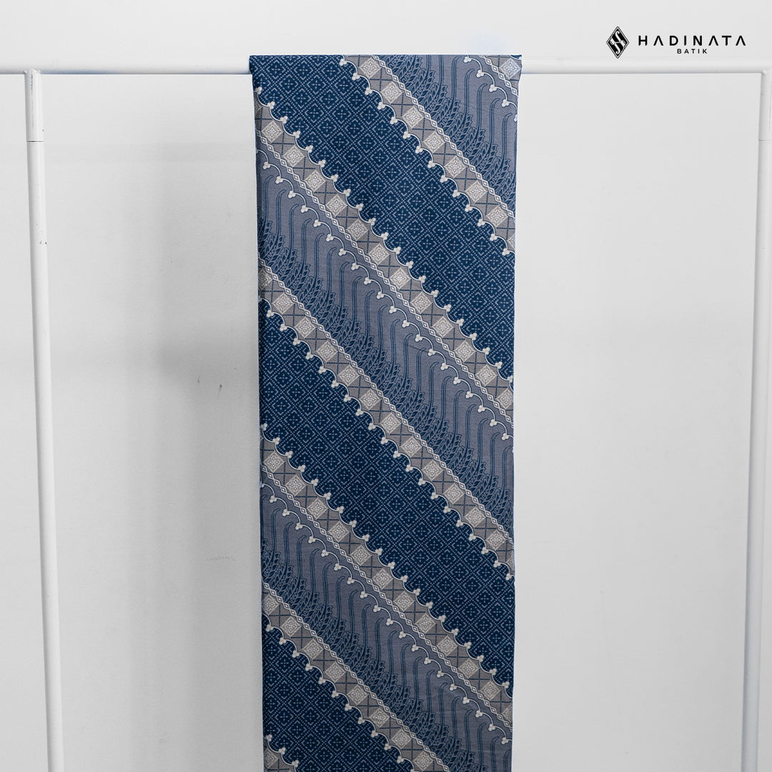 Hadinata Batik Premium Kain Katun Superfine Sarkara Navy