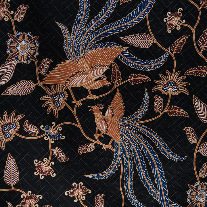 Hadinata Batik Premium Kain Katun Superfine Klarsa Black