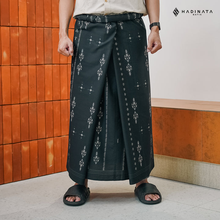 Hadinata Batik Premium Sarung Al Dhafi Black