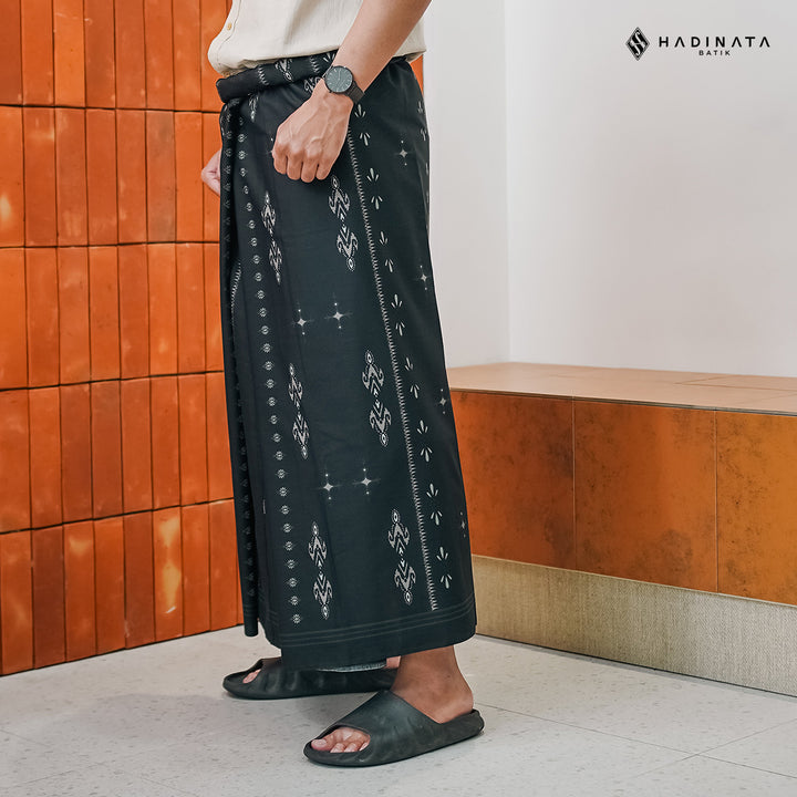 Hadinata Batik Premium Sarung Al Dhafi Black