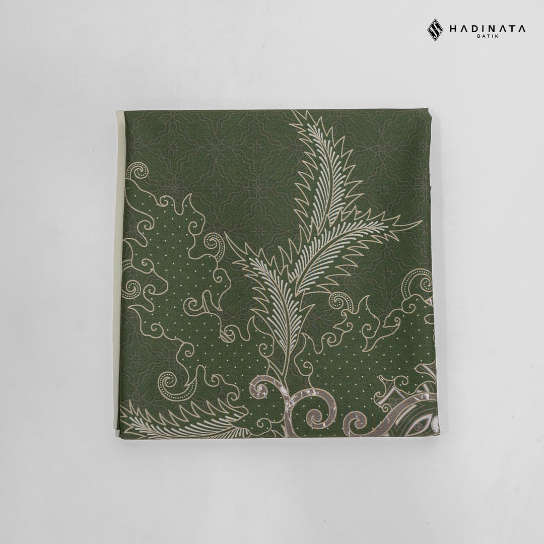 Hadinata Batik Premium Kain Katun Superfine Datura Green