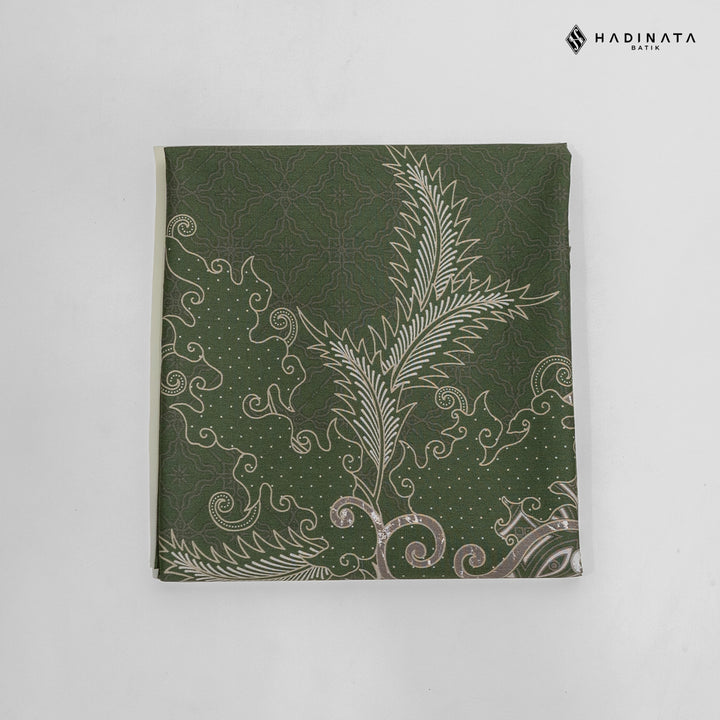 Hadinata Batik Premium Kain Katun Superfine Datura Green
