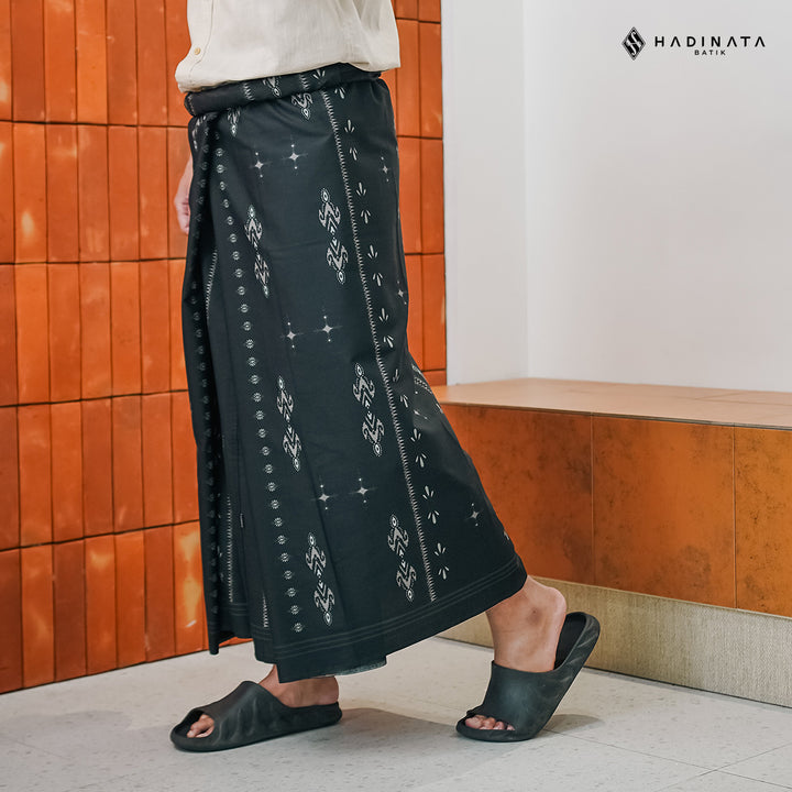 Hadinata Batik Premium Sarung Al Dhafi Black