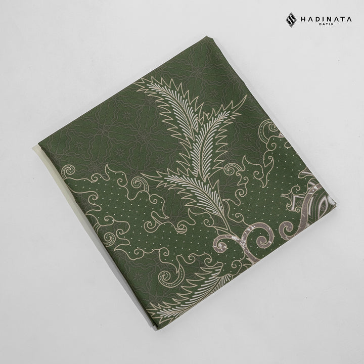 Hadinata Batik Premium Kain Katun Superfine Datura Green