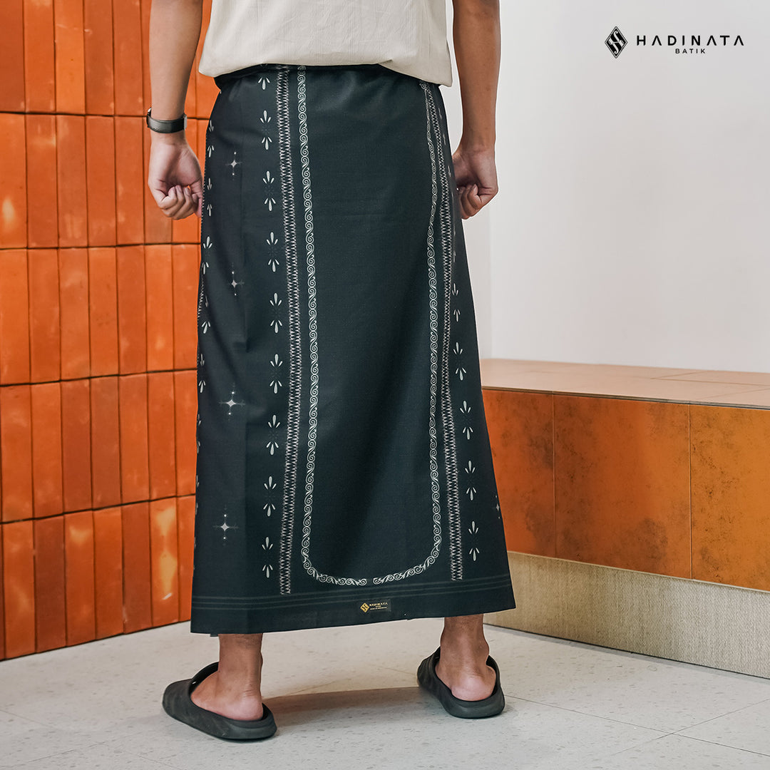 Hadinata Batik Premium Sarung Al Dhafi Black