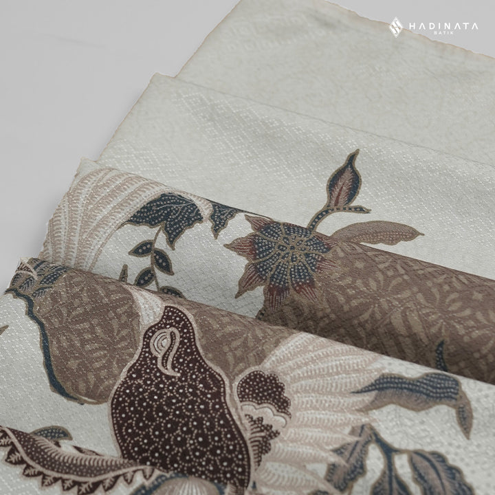 Kain Batik Dobby -  Garudeya Cream