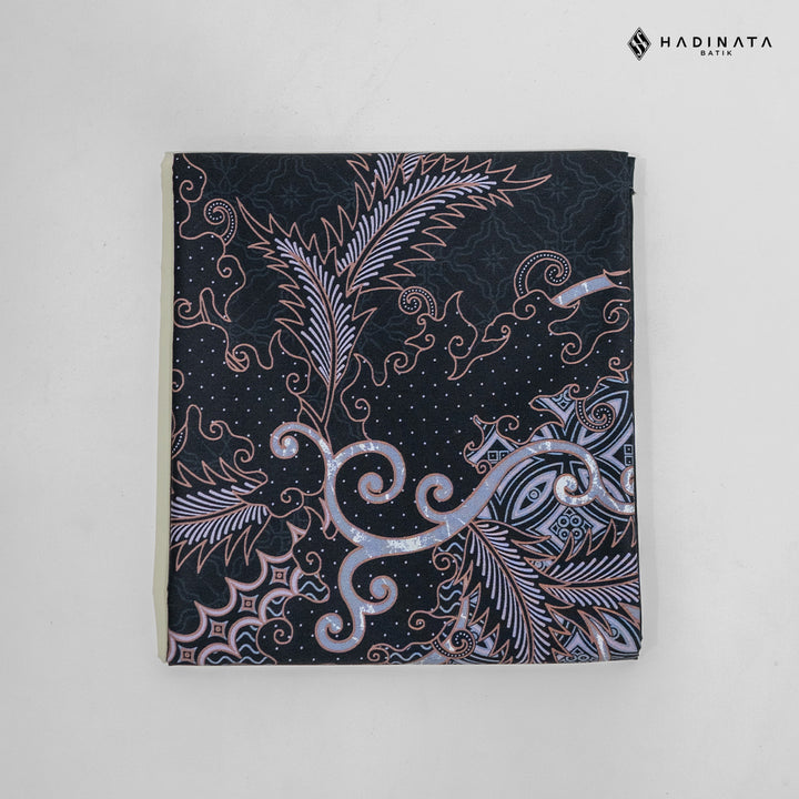 Hadinata Batik Premium Kain Katun Superfine Datura Black