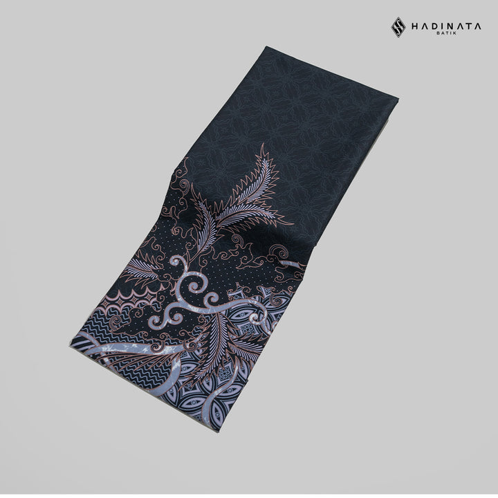 Hadinata Batik Premium Kain Katun Superfine Datura Black