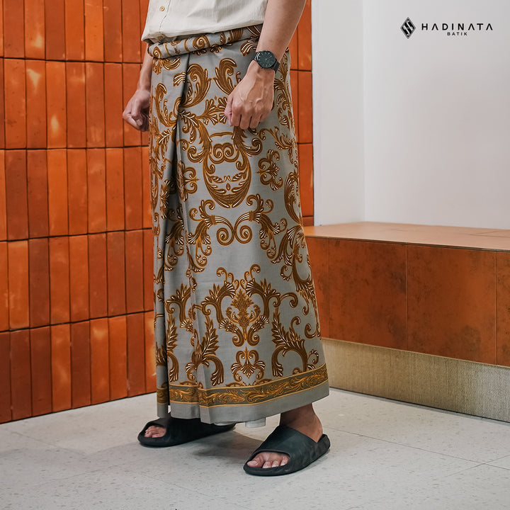 Hadinata Batik Premium Sarung Aizel Grey