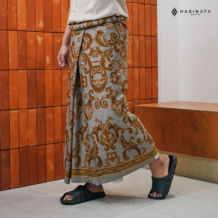 Hadinata Batik Premium Sarung Aizel Grey