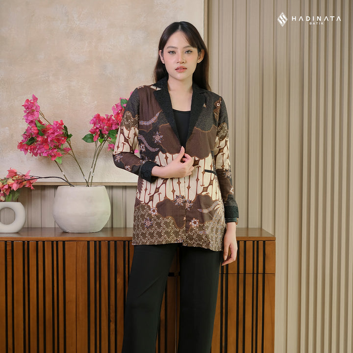 Hadinata Batik Wanita Outer Furing Dobby Prayata