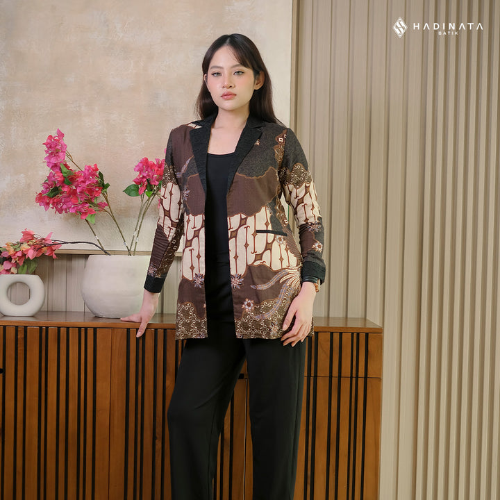 Hadinata Batik Wanita Outer Furing Dobby Prayata
