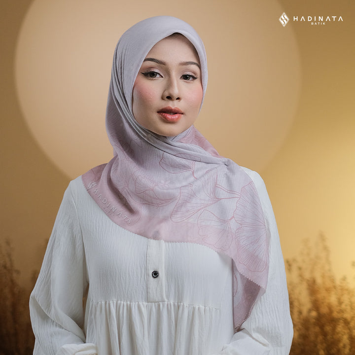 Hadinata Batik Hijab Premium Harmony Pink