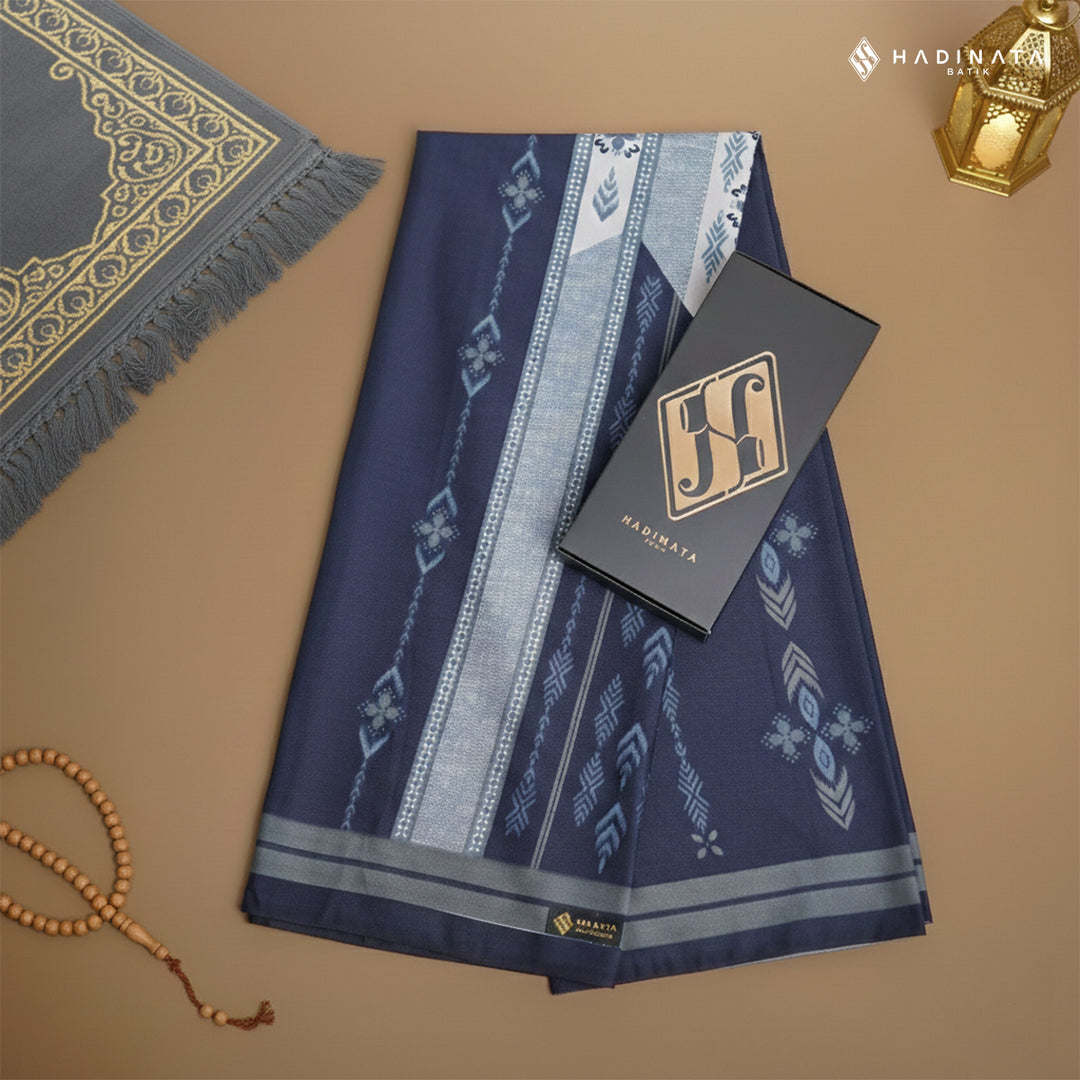 Hadinata Batik Sarung Saskara Navy