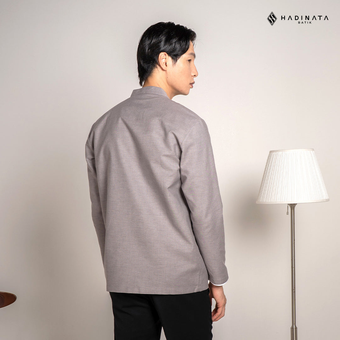 Hadinata Batik Premium Beskap Pria Lengan Panjang Dobby Furing Prakarsa