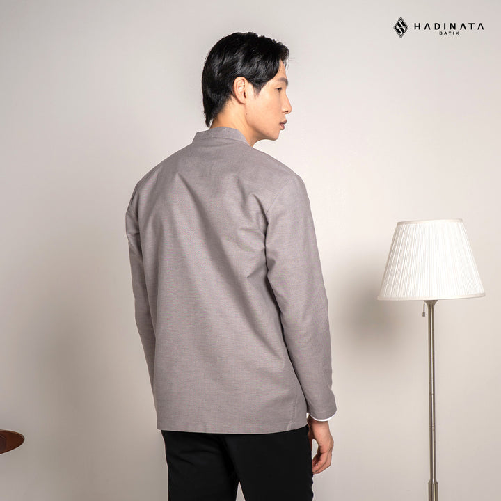 Hadinata Batik Premium Beskap Pria Lengan Panjang Dobby Furing Prakarsa