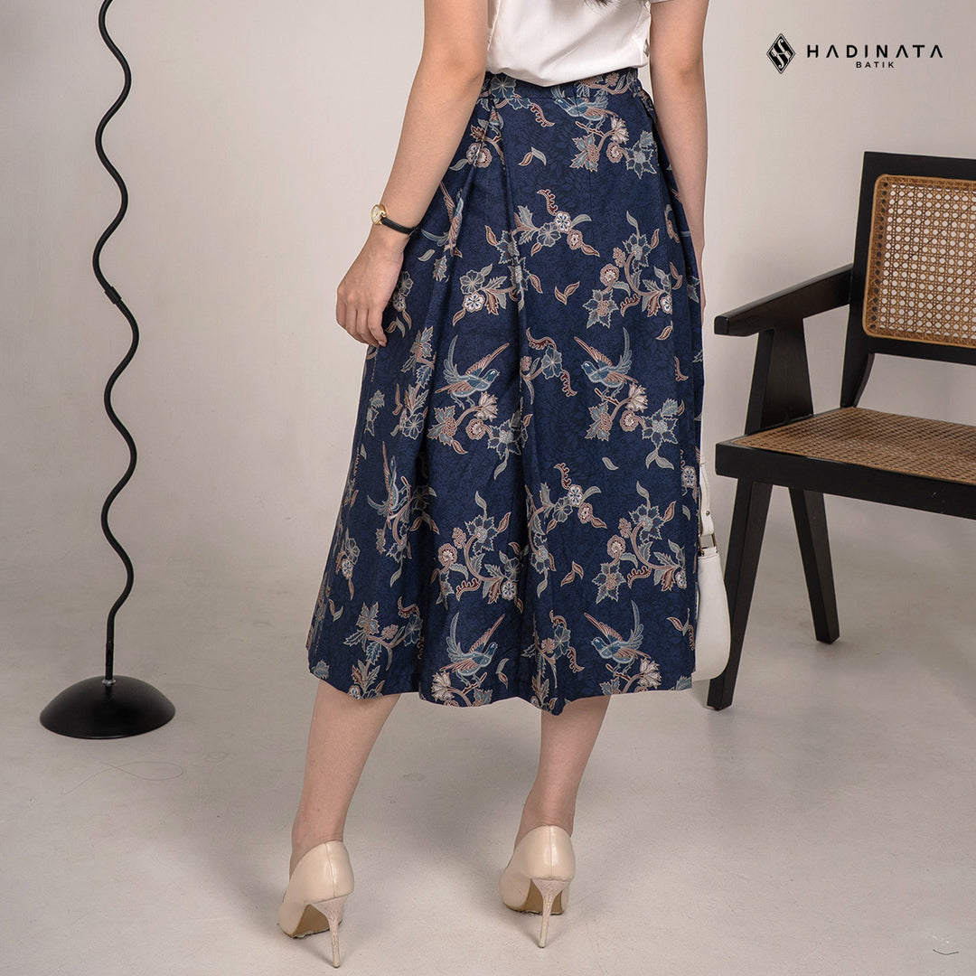 Hadinata Batik Premium Rok Batik Wanita Rinanti Navy