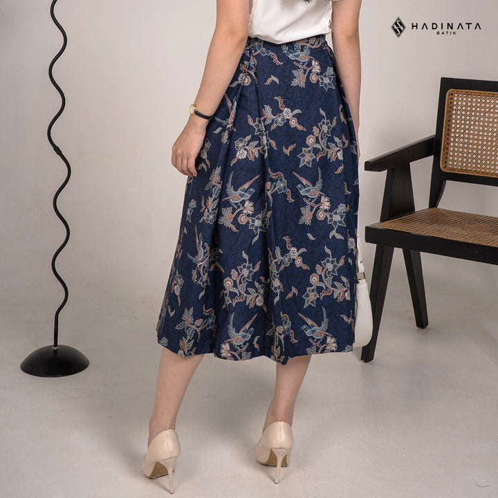 Hadinata Batik Premium Rok Batik Wanita Rinanti Navy