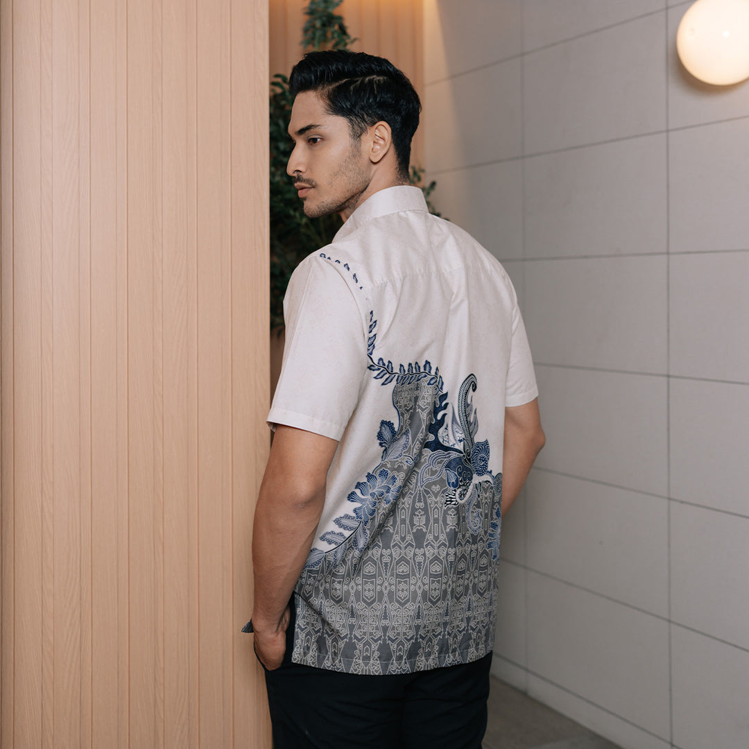 Hadinata Batik Premium Pria Kemeja Pendek Superfine Nirvana Namira