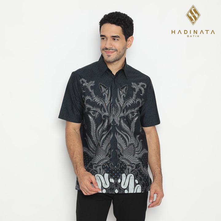 Hadinata Batik Pria Kemeja Pendek Slimfit Ranvir Ranita