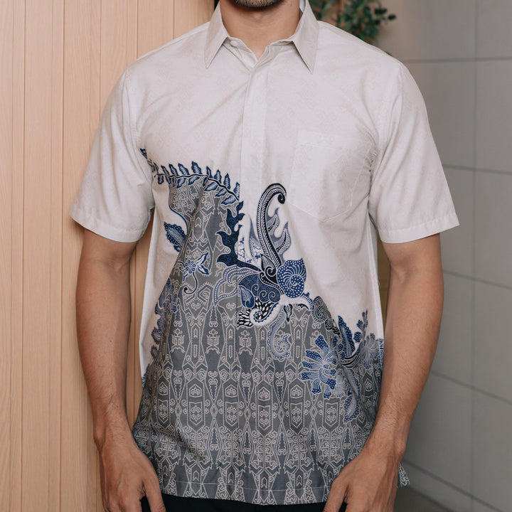 Hadinata Batik Premium Pria Kemeja Pendek Superfine Nirvana Namira