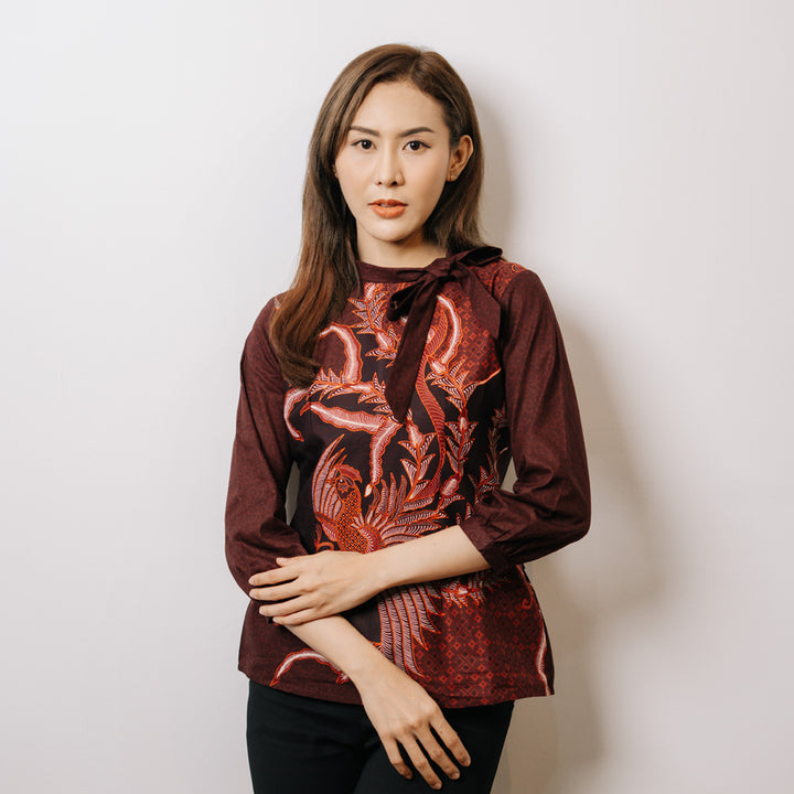 Hadinata Batik Wanita Blouse Gyana Genta