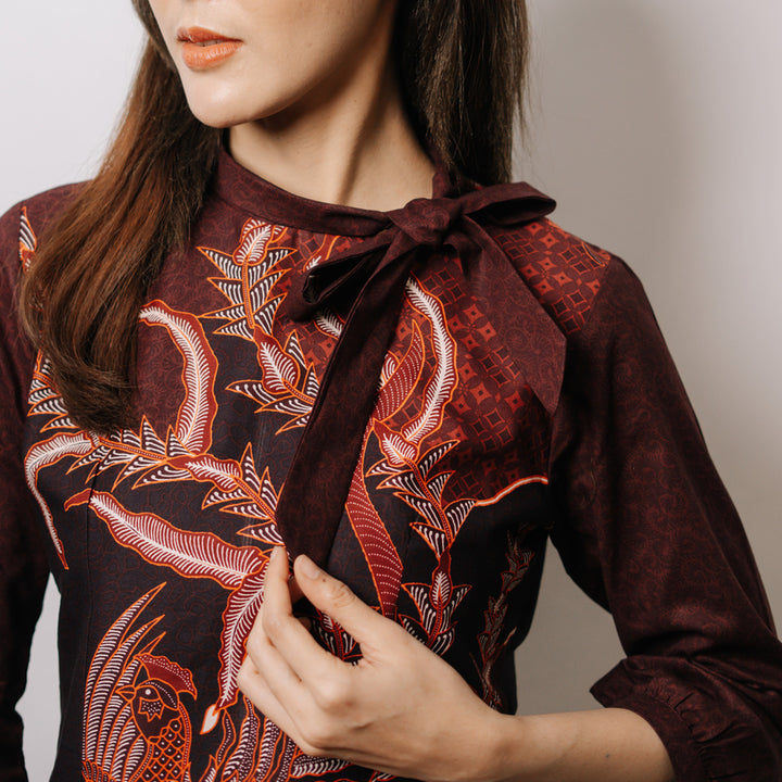 Hadinata Batik Wanita Blouse Gyana Genta