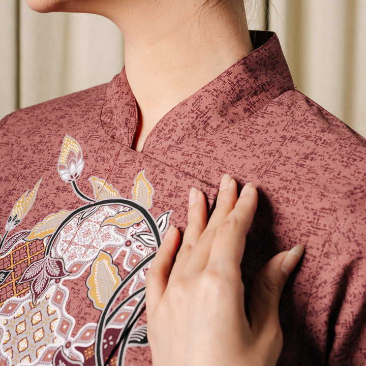 Hadinata Batik Wanita Superfine Blouse Dinesha Dhines